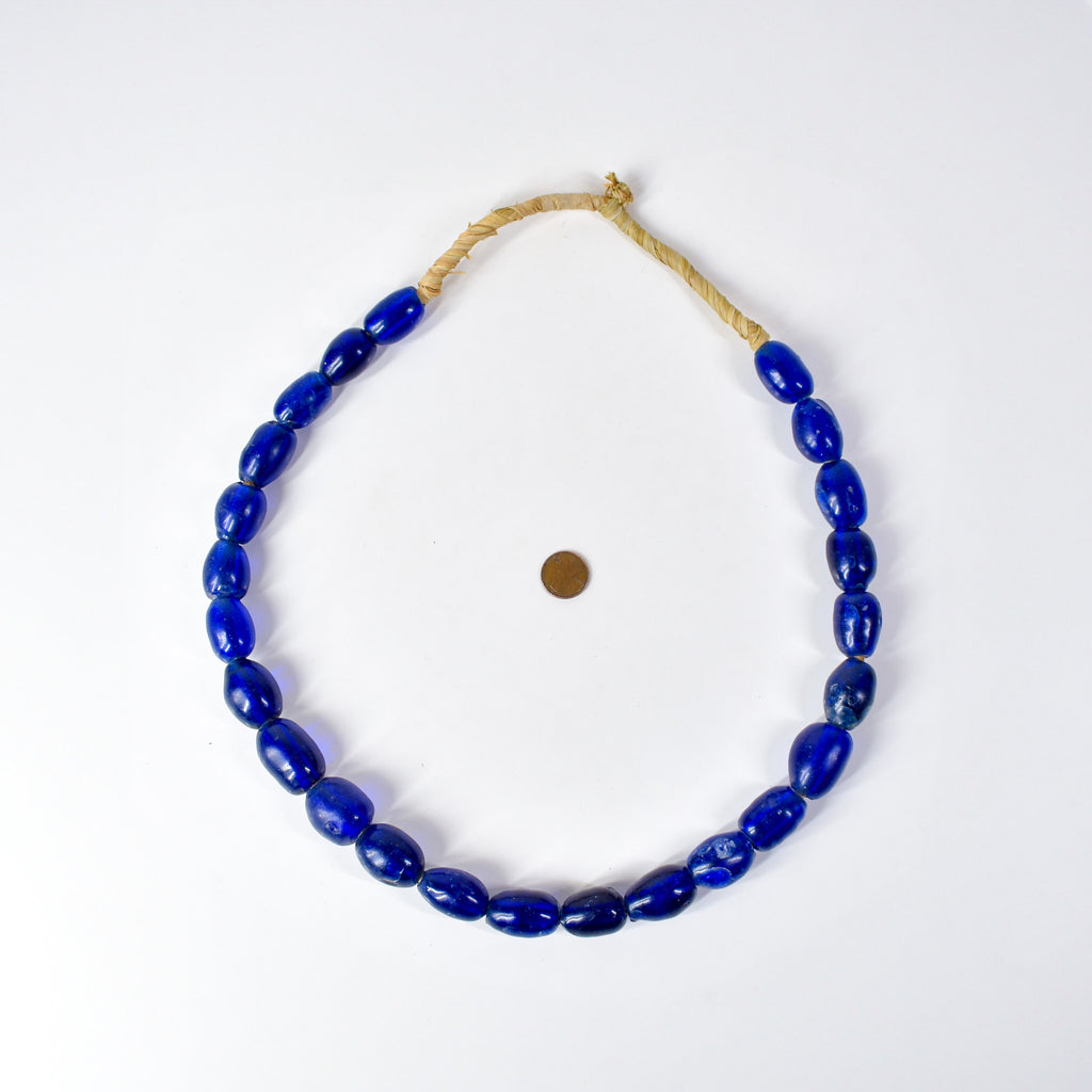 Old European Matched Blue Trade Beads