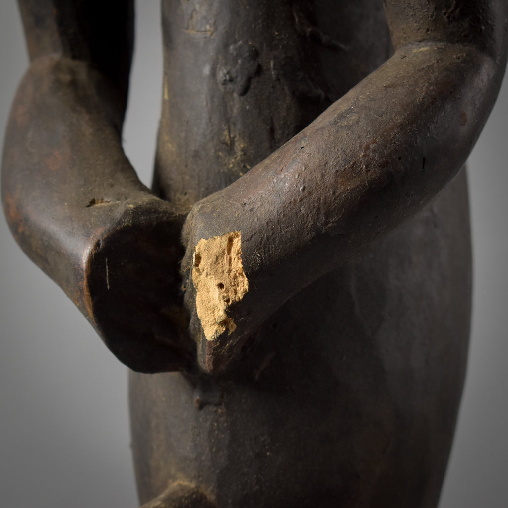 Male Fang Byeri Seated Reliquary Figure Gabon