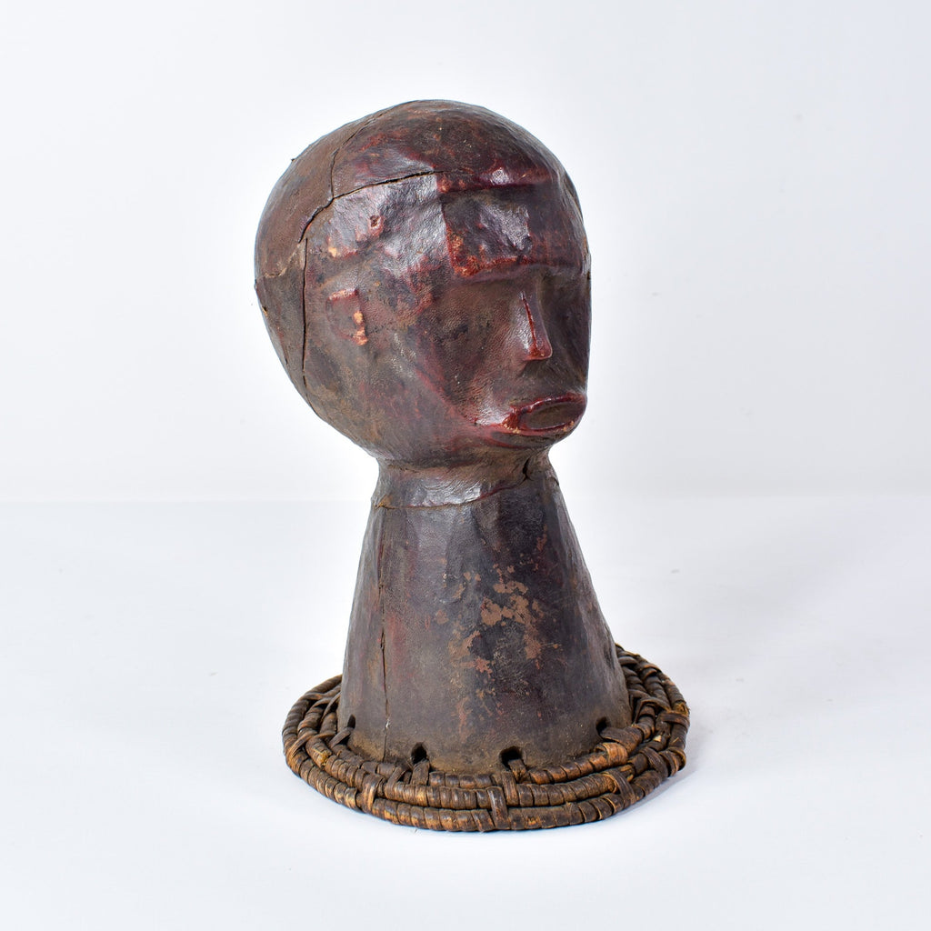 Ekoi Ejagham Leather Wrapped Headcrest Nigeria