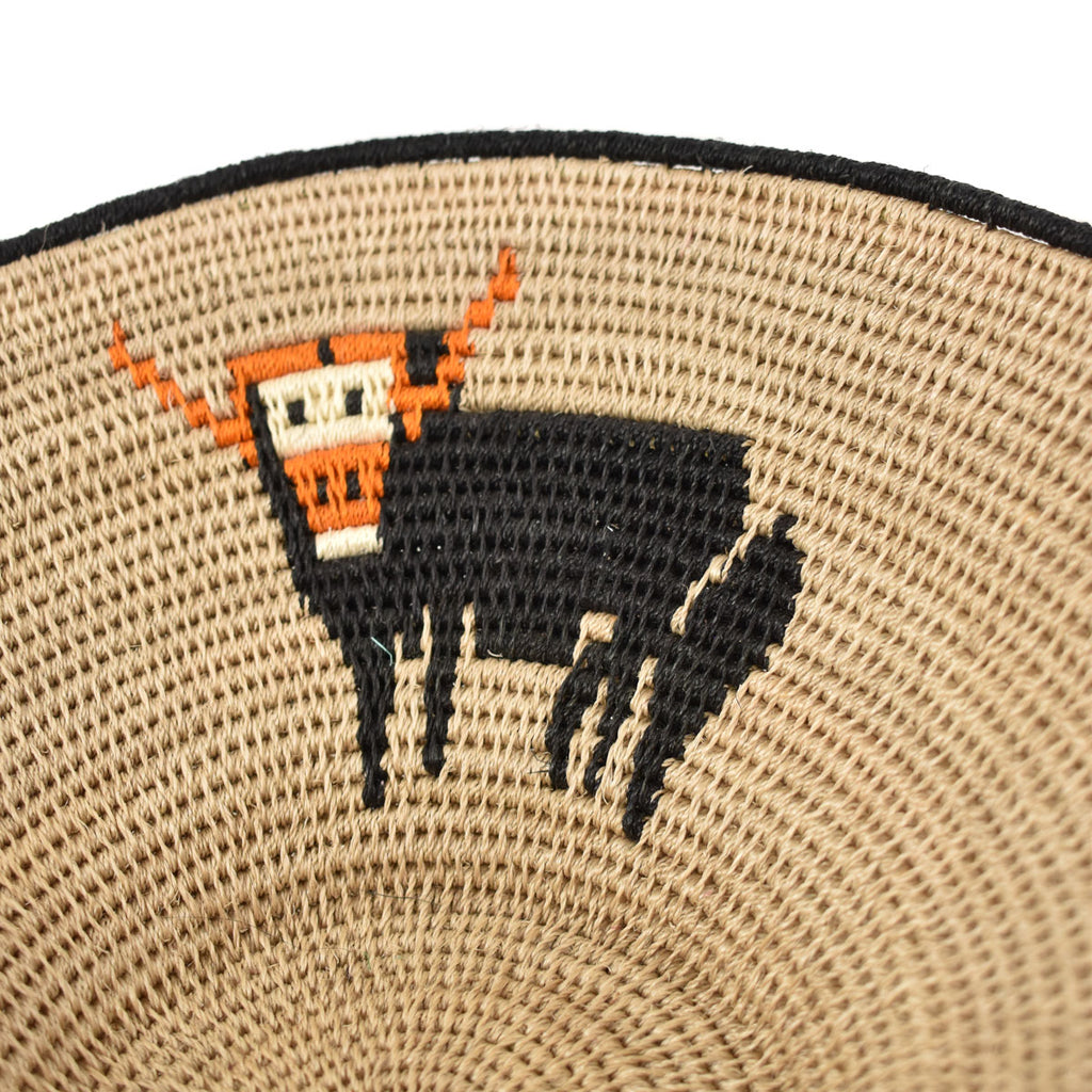 Water Buffalo Agave Sisal Handwoven Basket Eswatini