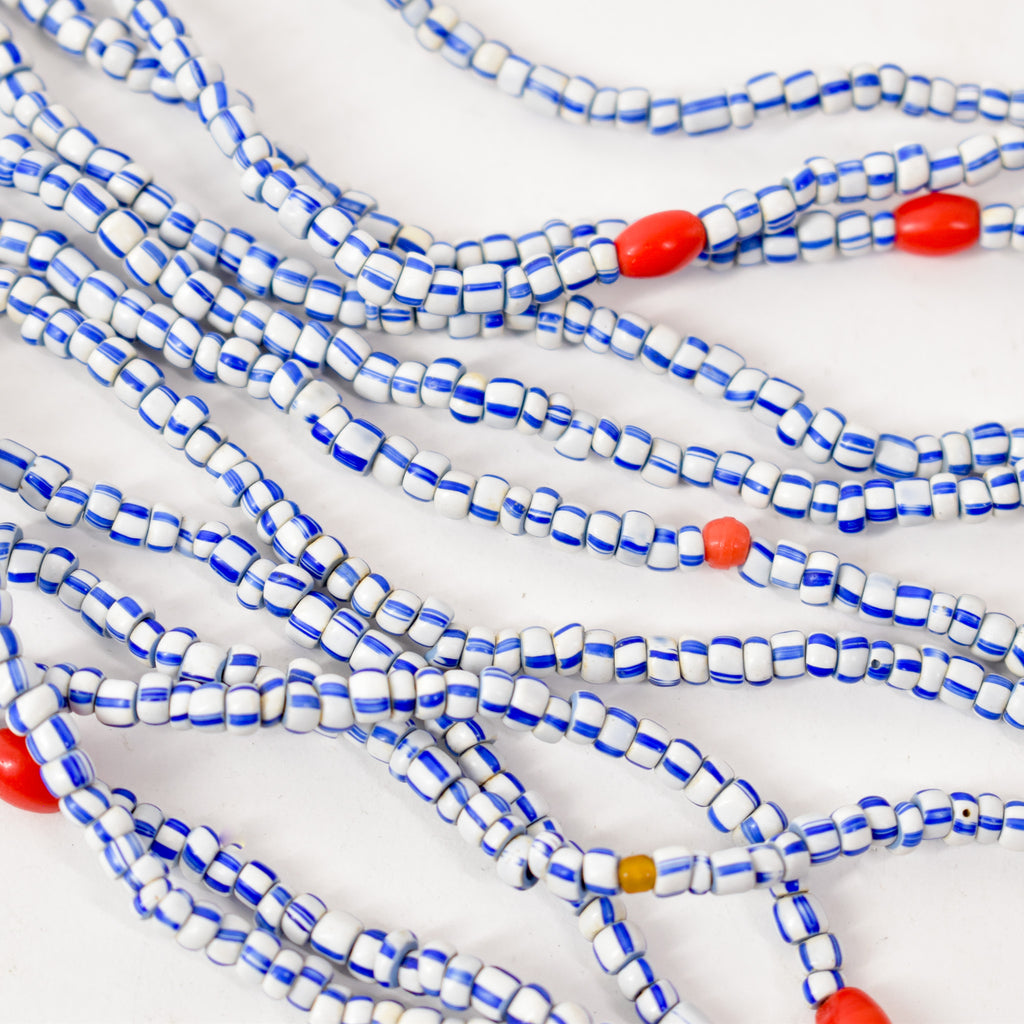 Baule Tamba Striped Bead Necklace
