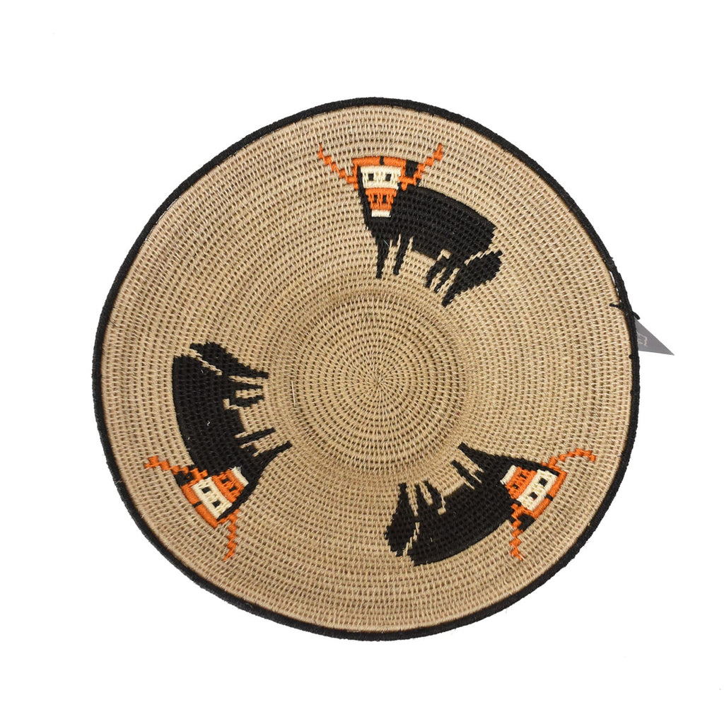 Water Buffalo Agave Sisal Handwoven Basket Eswatini