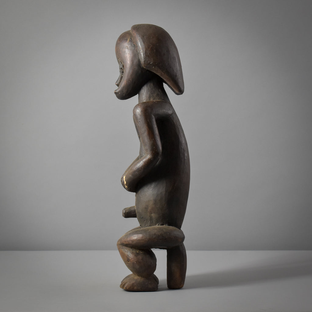 Male Fang Byeri Seated Reliquary Figure Gabon