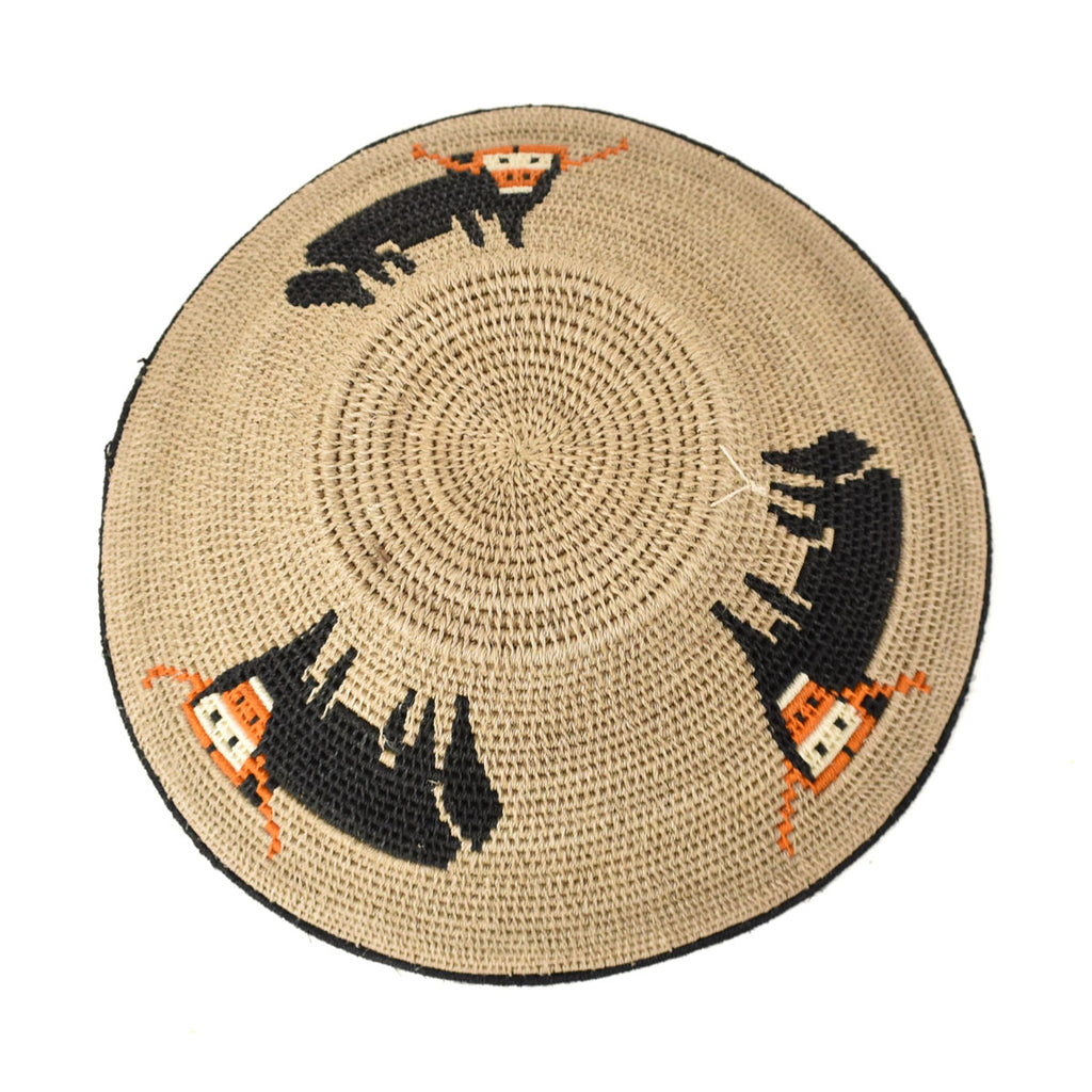 Water Buffalo Agave Sisal Handwoven Basket Eswatini