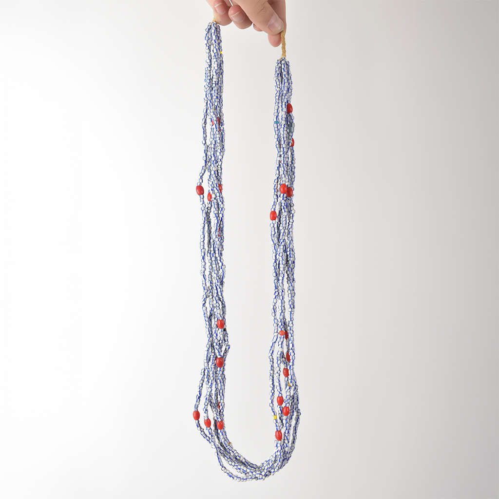 Baule Tamba Striped Bead Necklace