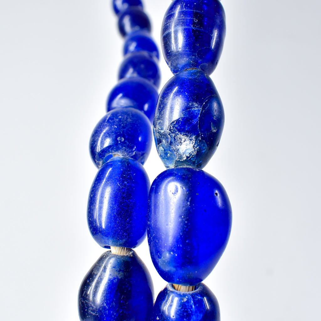 Old European Matched Blue Trade Beads
