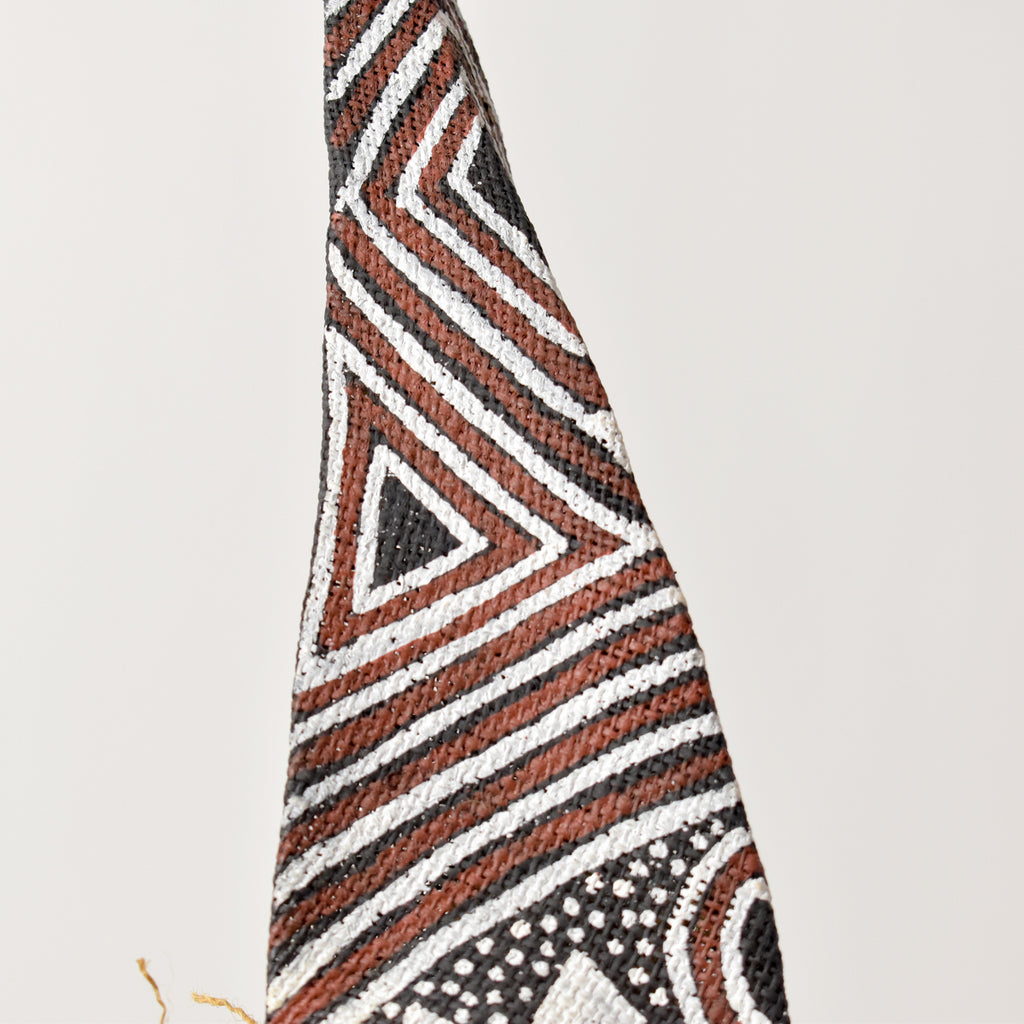 Makishi Painted Mask with Beard Zimbabwe