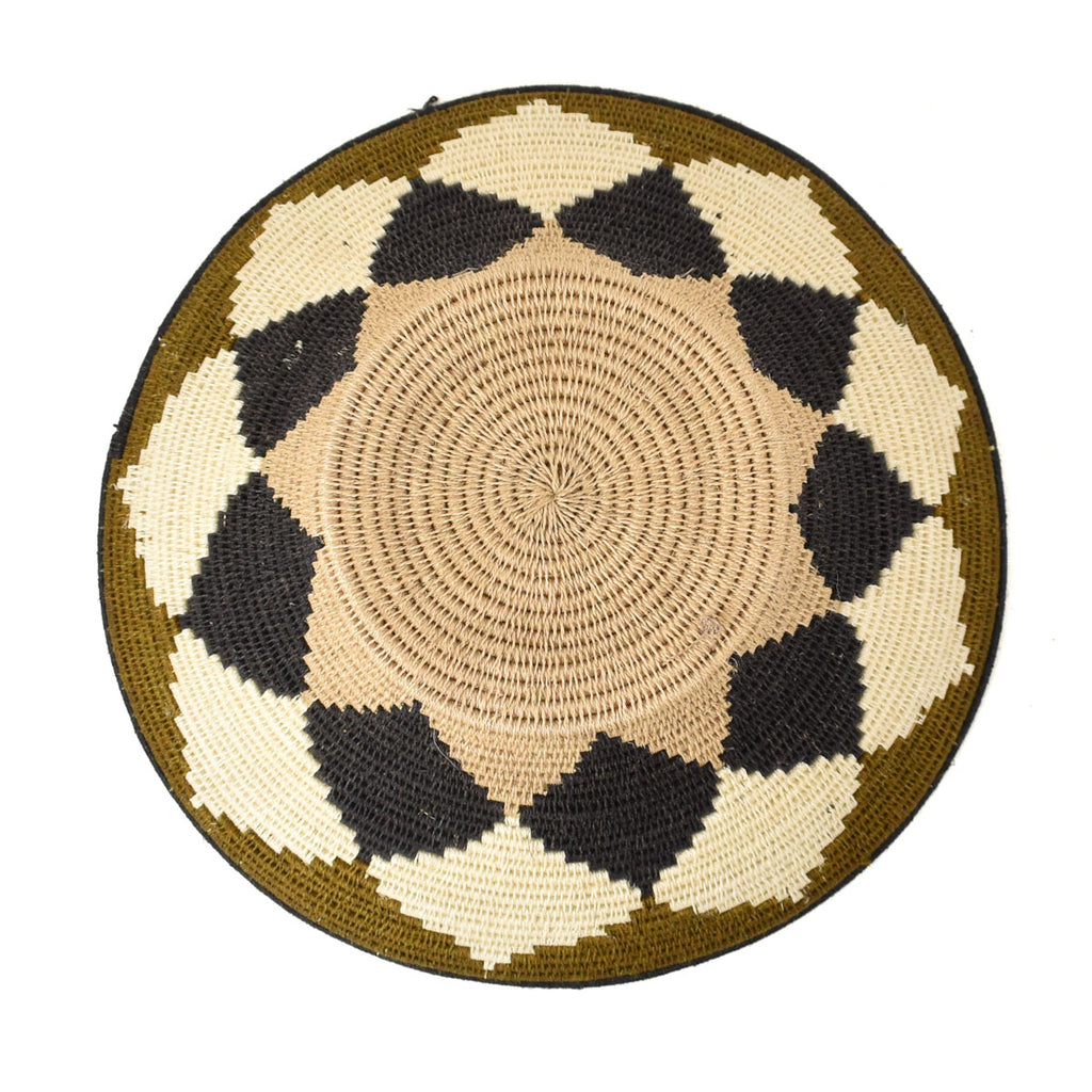 Neutral Agave Sisal Handwoven Basket Eswatini