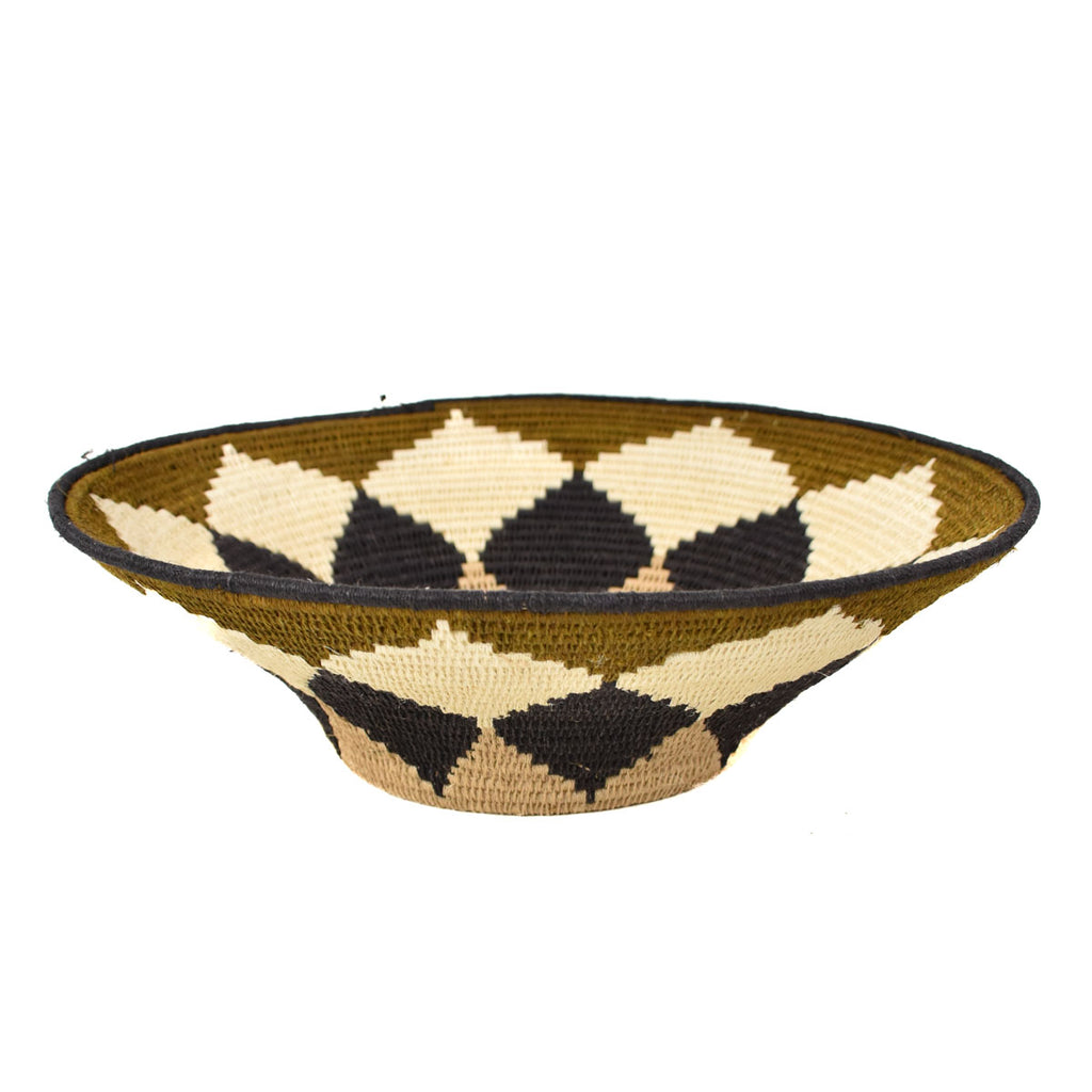 Neutral Agave Sisal Handwoven Basket Eswatini