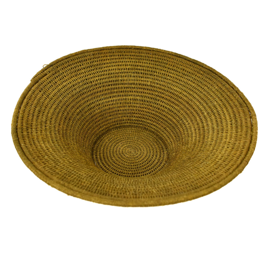 Olive Agave Sisal Handwoven Basket Eswatini