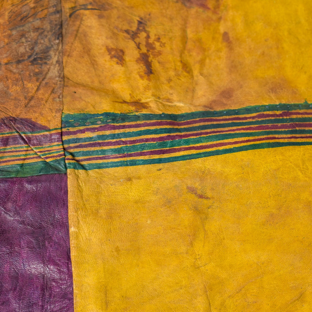 Tuareg Fringed Leather Camel Panel Mali