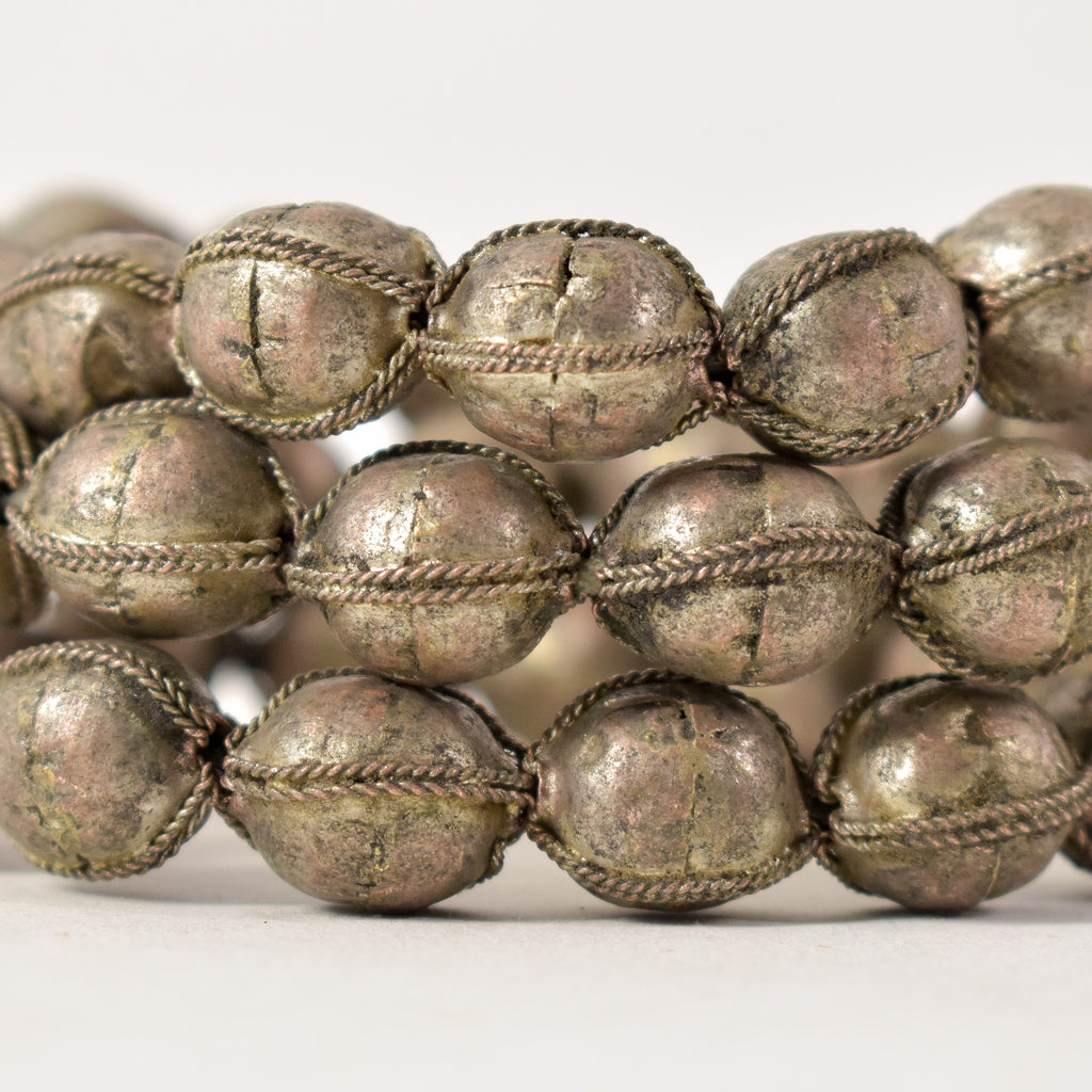 Ethiopian Silver Colored Metal Beads