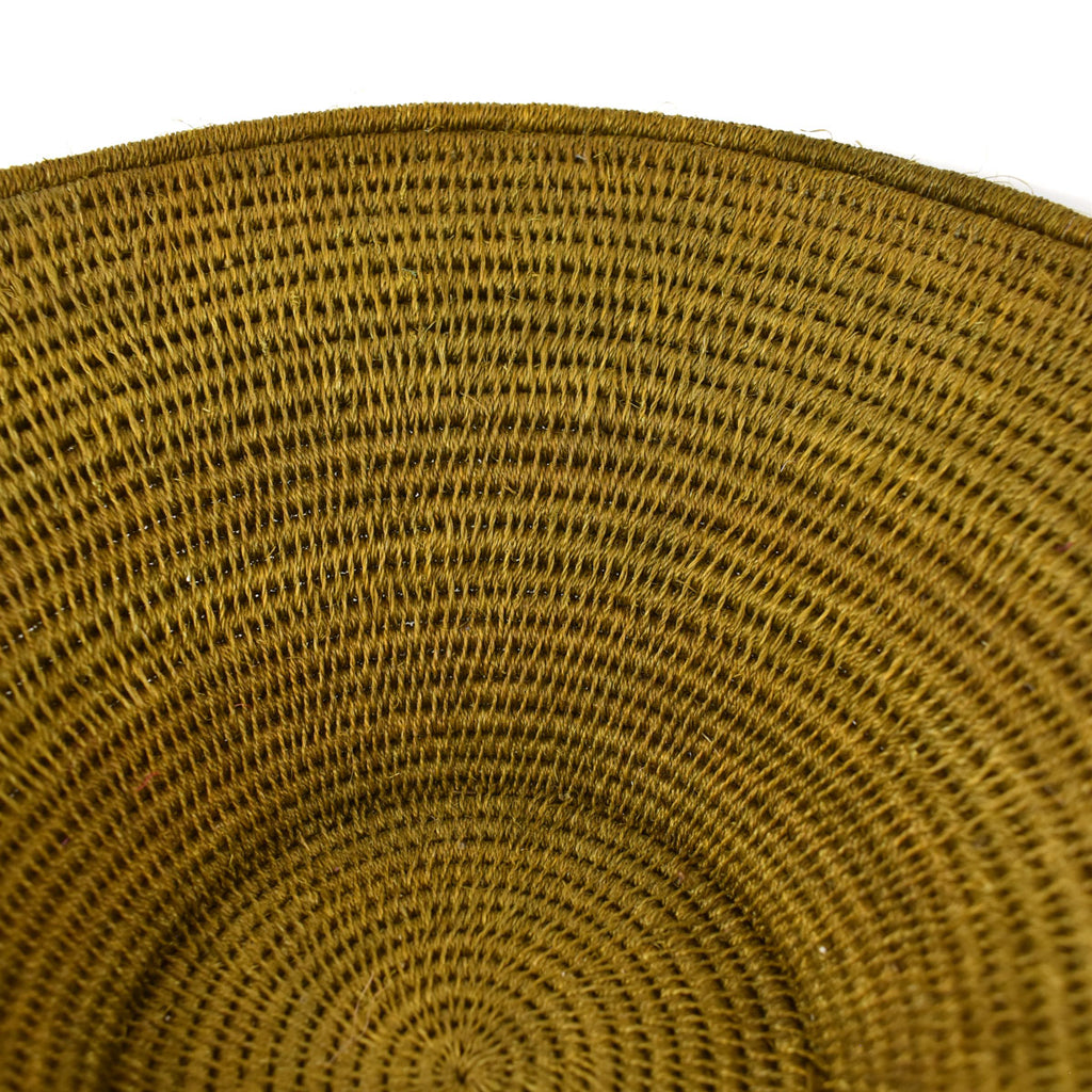 Olive Agave Sisal Handwoven Basket Eswatini