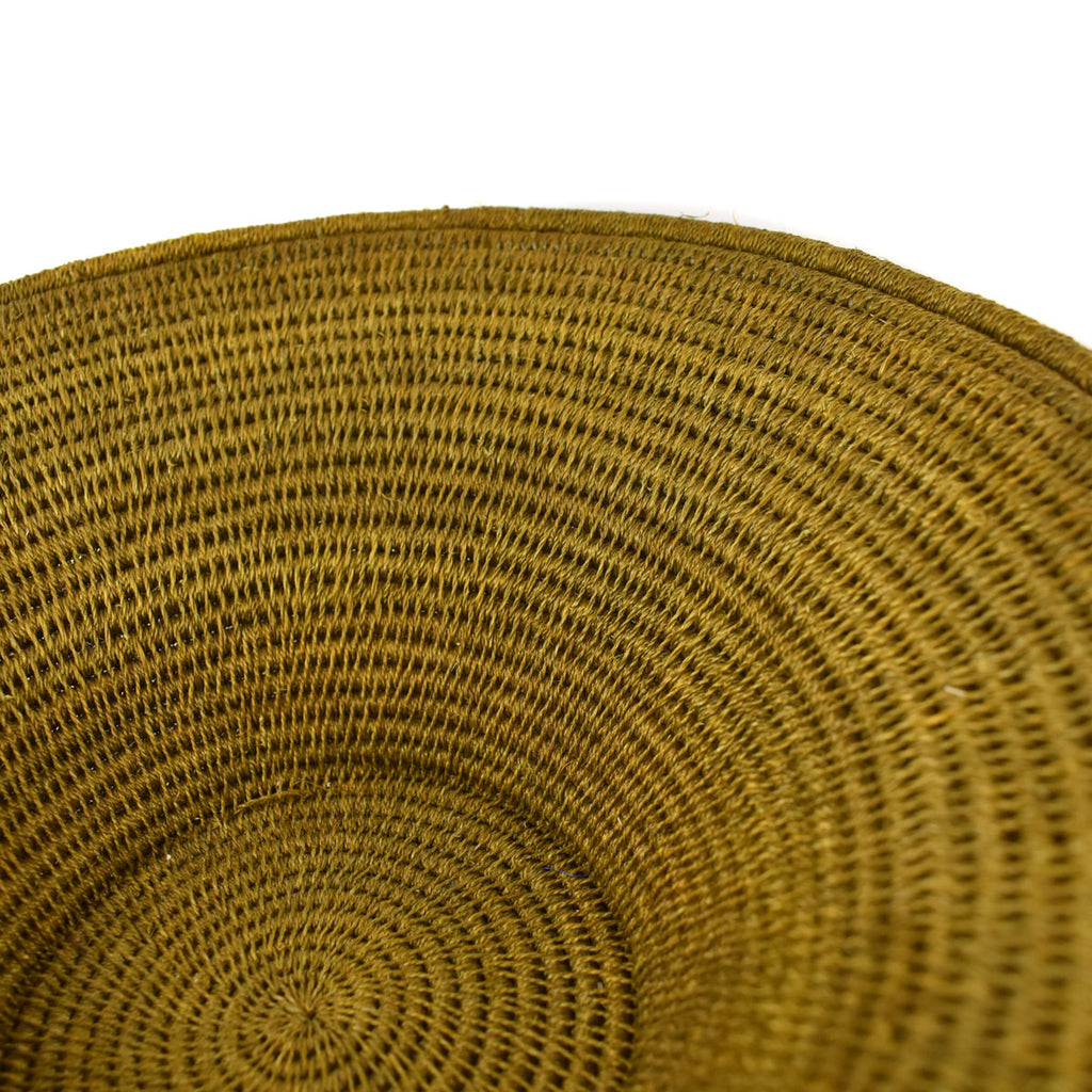 Olive Agave Sisal Handwoven Basket Eswatini