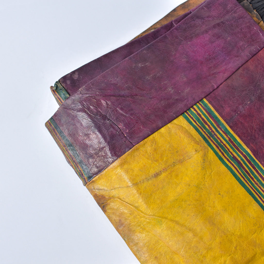 Tuareg Fringed Leather Camel Panel Mali