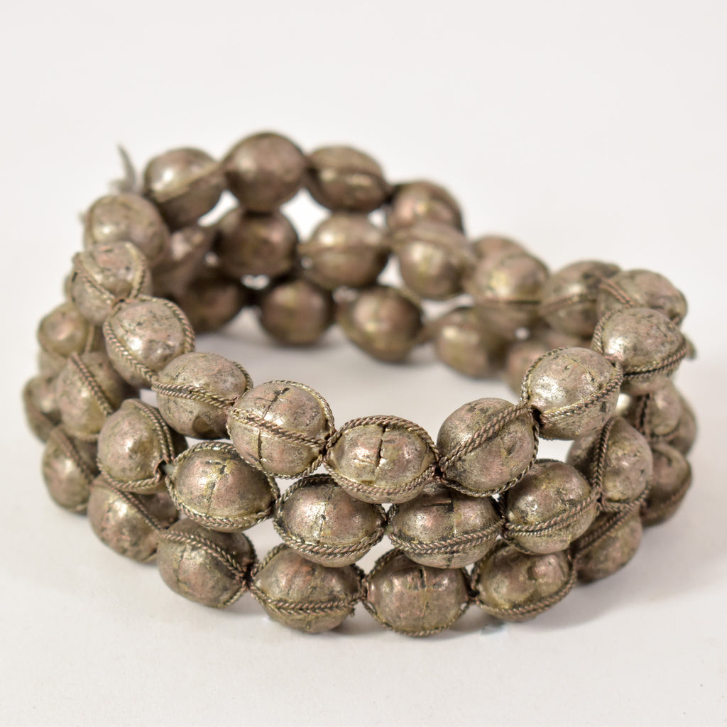 Ethiopian Silver Colored Metal Beads