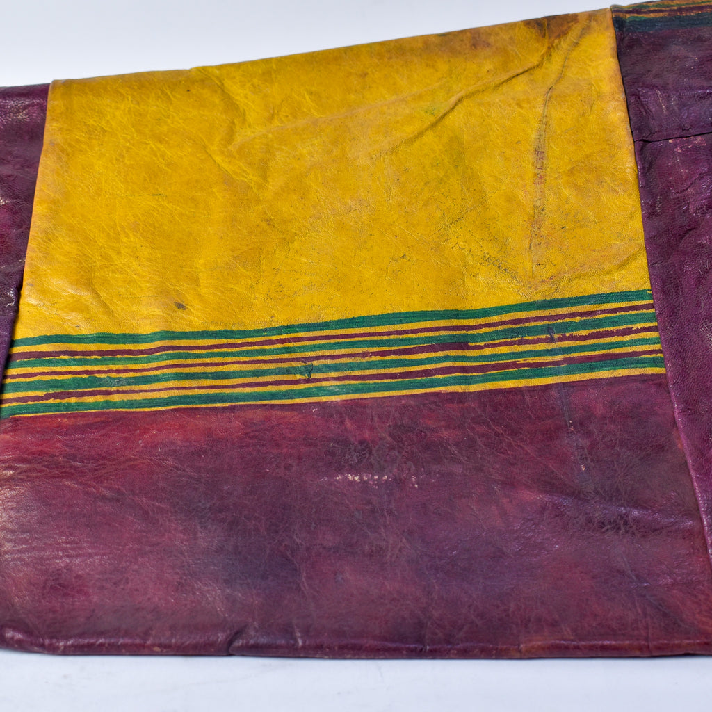 Tuareg Fringed Leather Camel Panel Mali