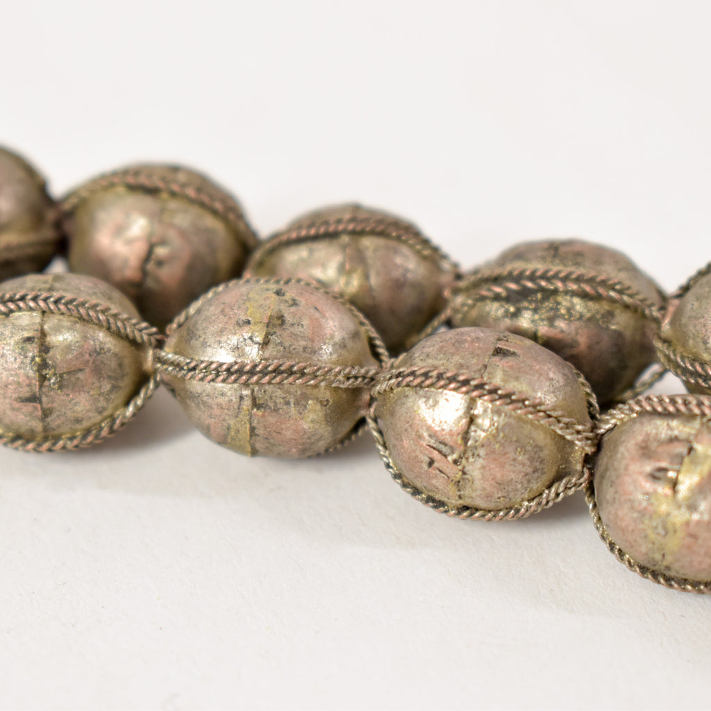 Ethiopian Silver Colored Metal Beads