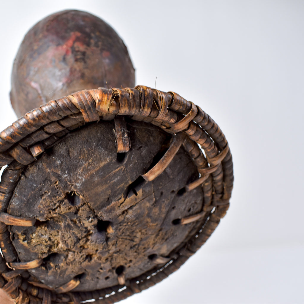 Ekoi Ejagham Leather Wrapped Headcrest Nigeria