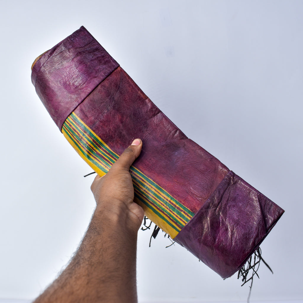 Tuareg Fringed Leather Camel Panel Mali