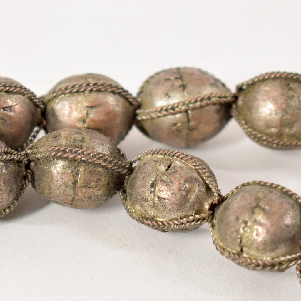 Ethiopian Silver Colored Metal Beads