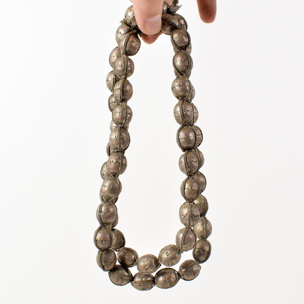 Ethiopian Silver Colored Metal Beads