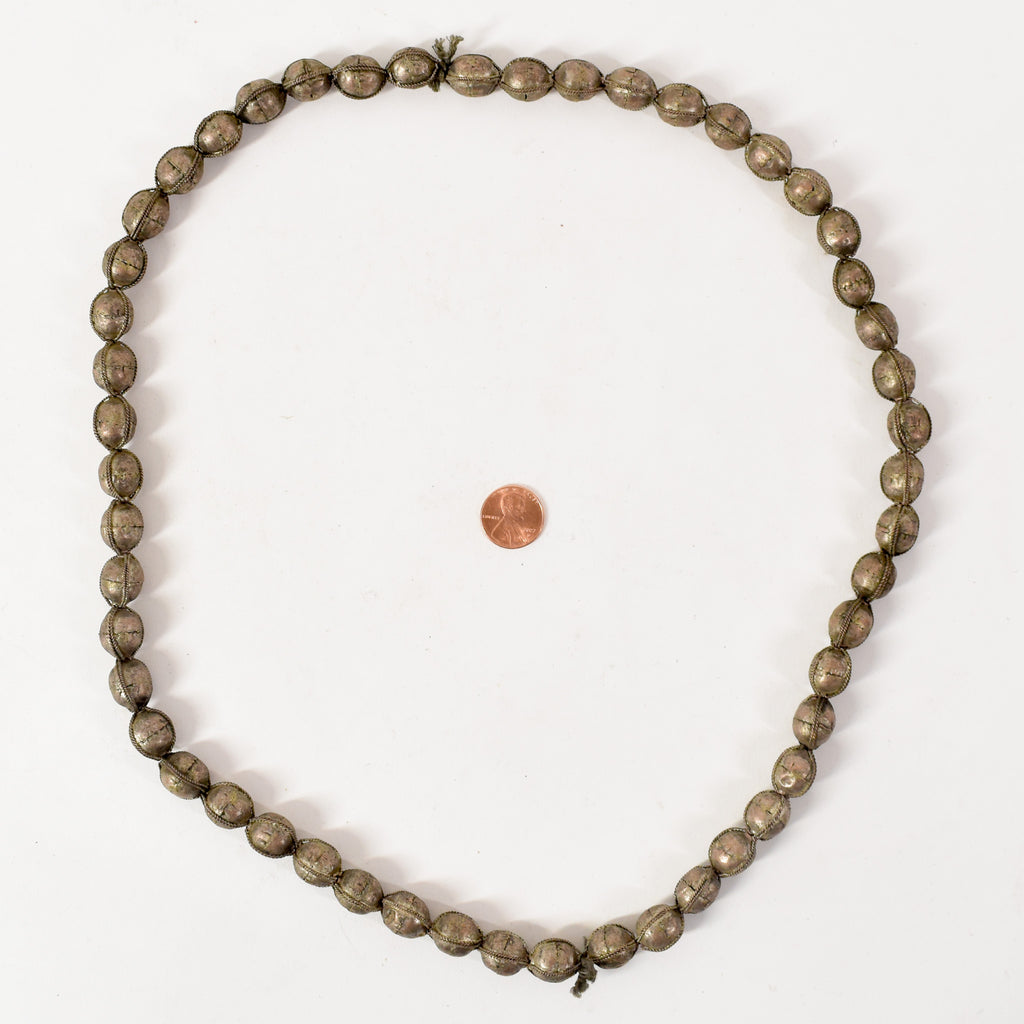 Ethiopian Silver Colored Metal Beads