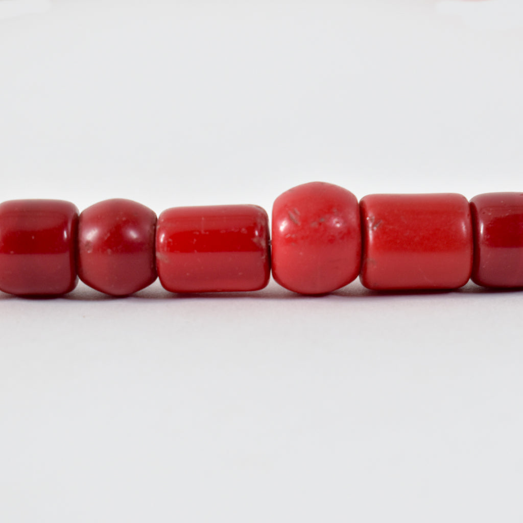 Mixed Red Bohemian Trade Beads