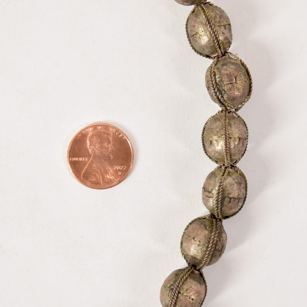 Ethiopian Silver Colored Metal Beads