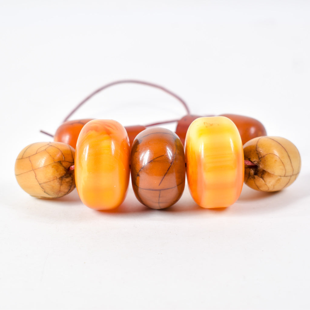 Mixed Faux Amber Trade Beads Henry Collection