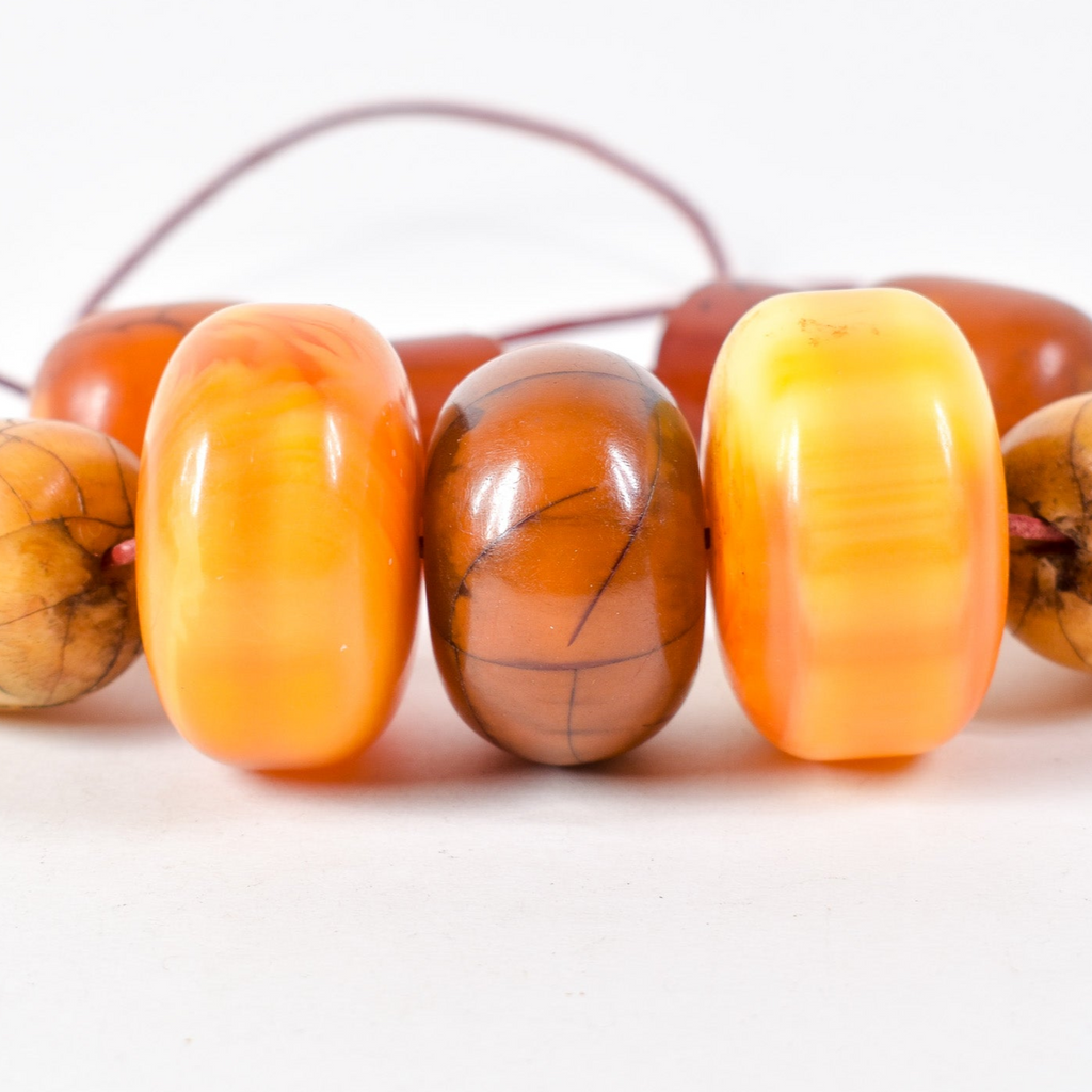 Mixed Faux Amber Trade Beads Henry Collection