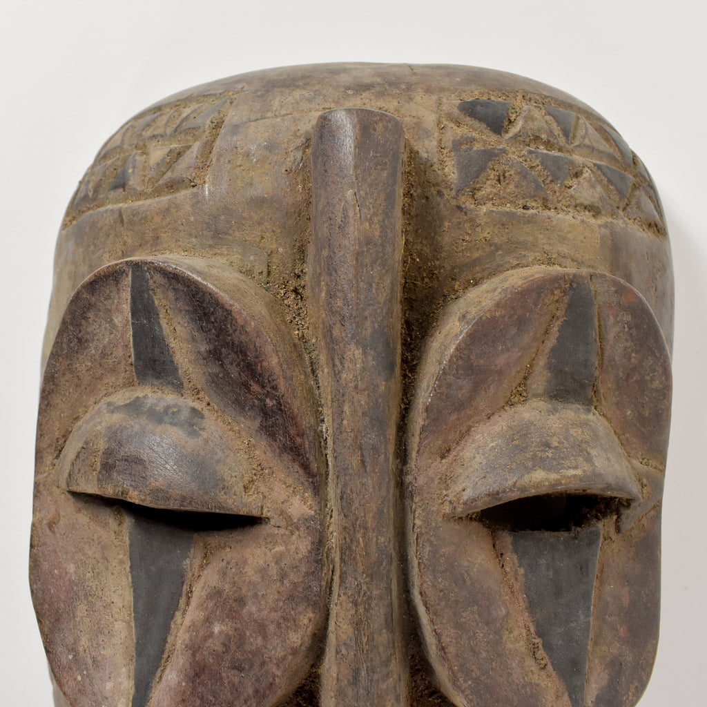 Bembe Alunga Wood Plank Mask Congo