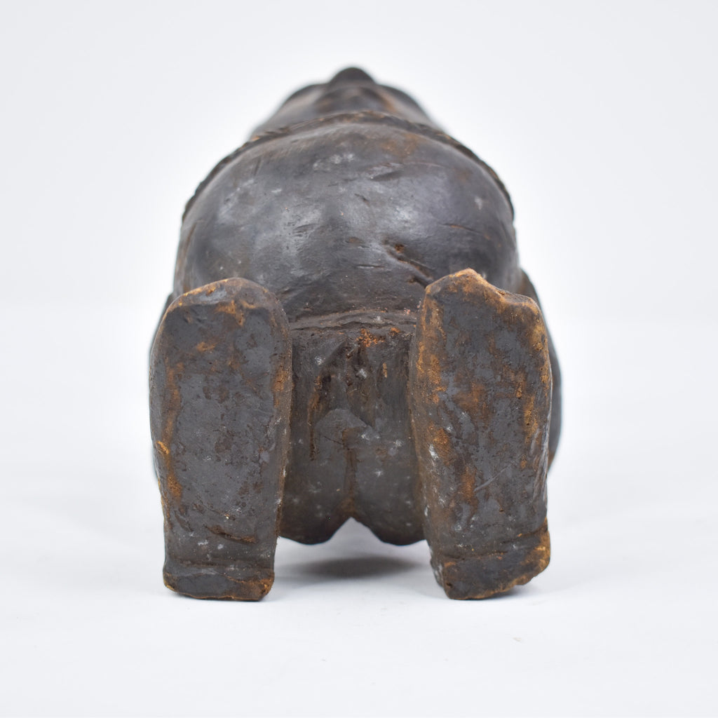 Luba Kneeling Female Figure with Bowl Congo