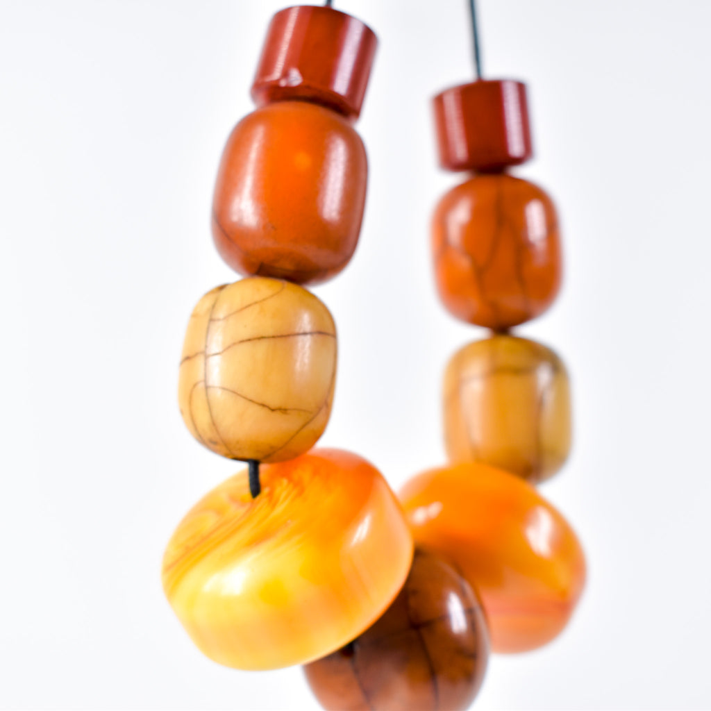 Mixed Faux Amber Trade Beads Henry Collection