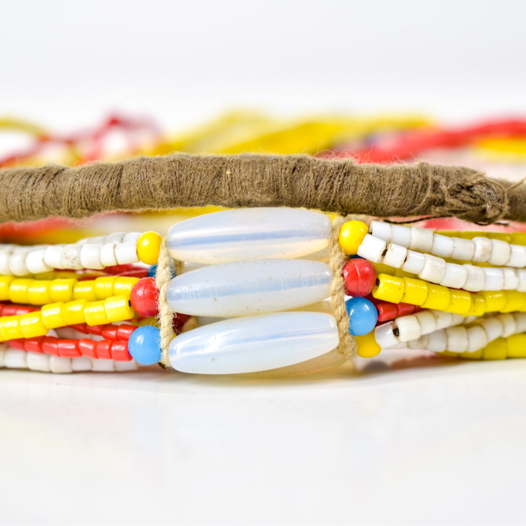 Fulani Beaded Necklace Nigeria 32 Inch