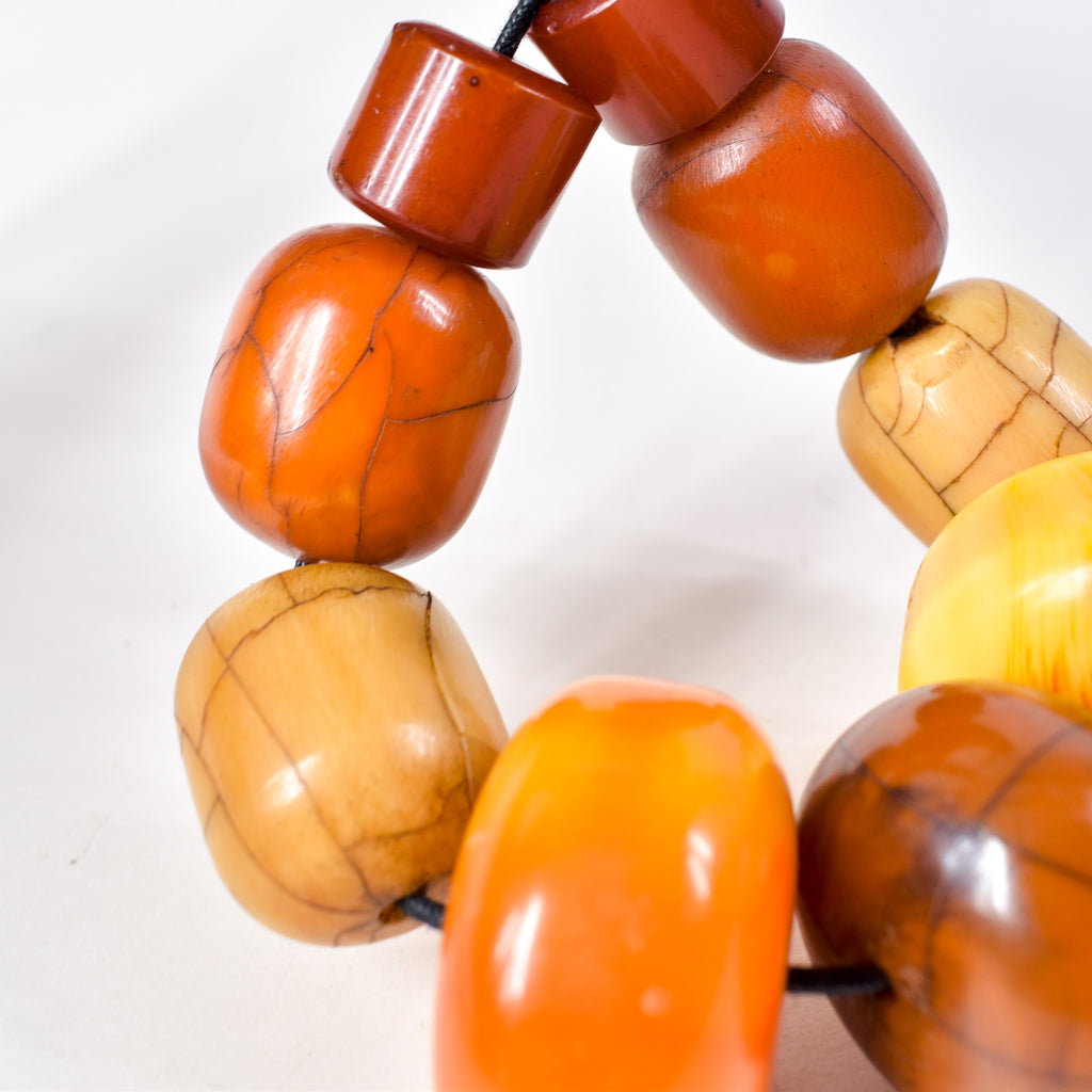 Mixed Faux Amber Trade Beads Henry Collection