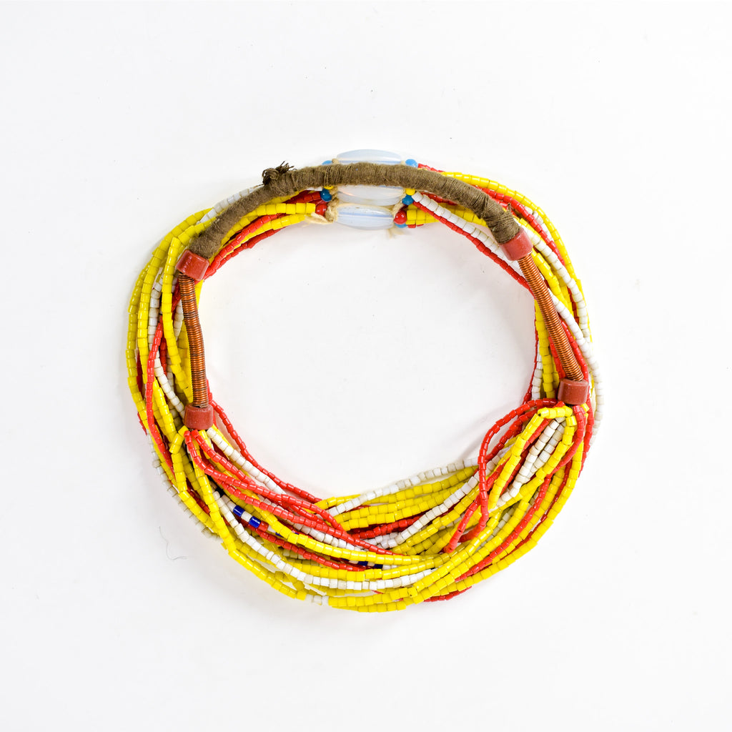 Fulani Beaded Necklace Nigeria 32 Inch