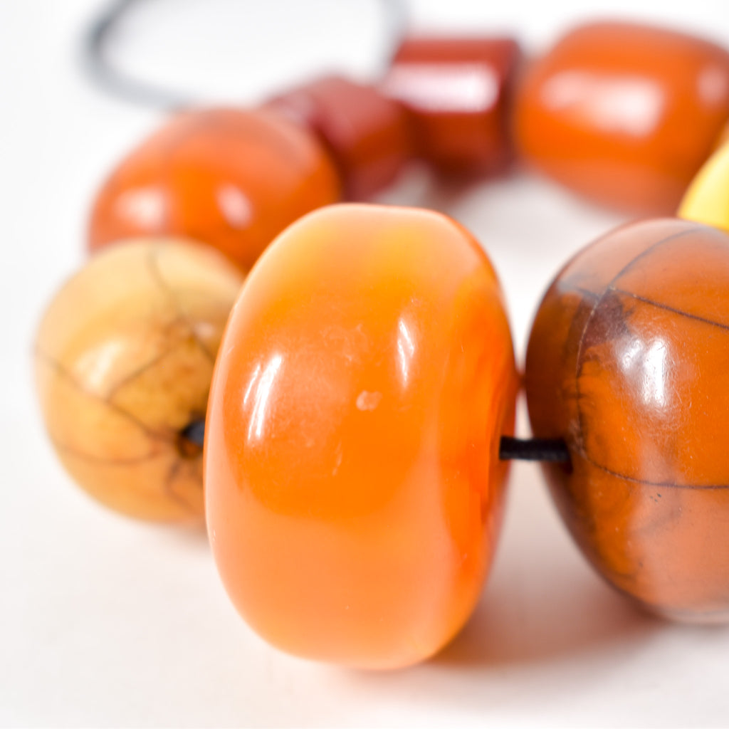 Mixed Faux Amber Trade Beads Henry Collection