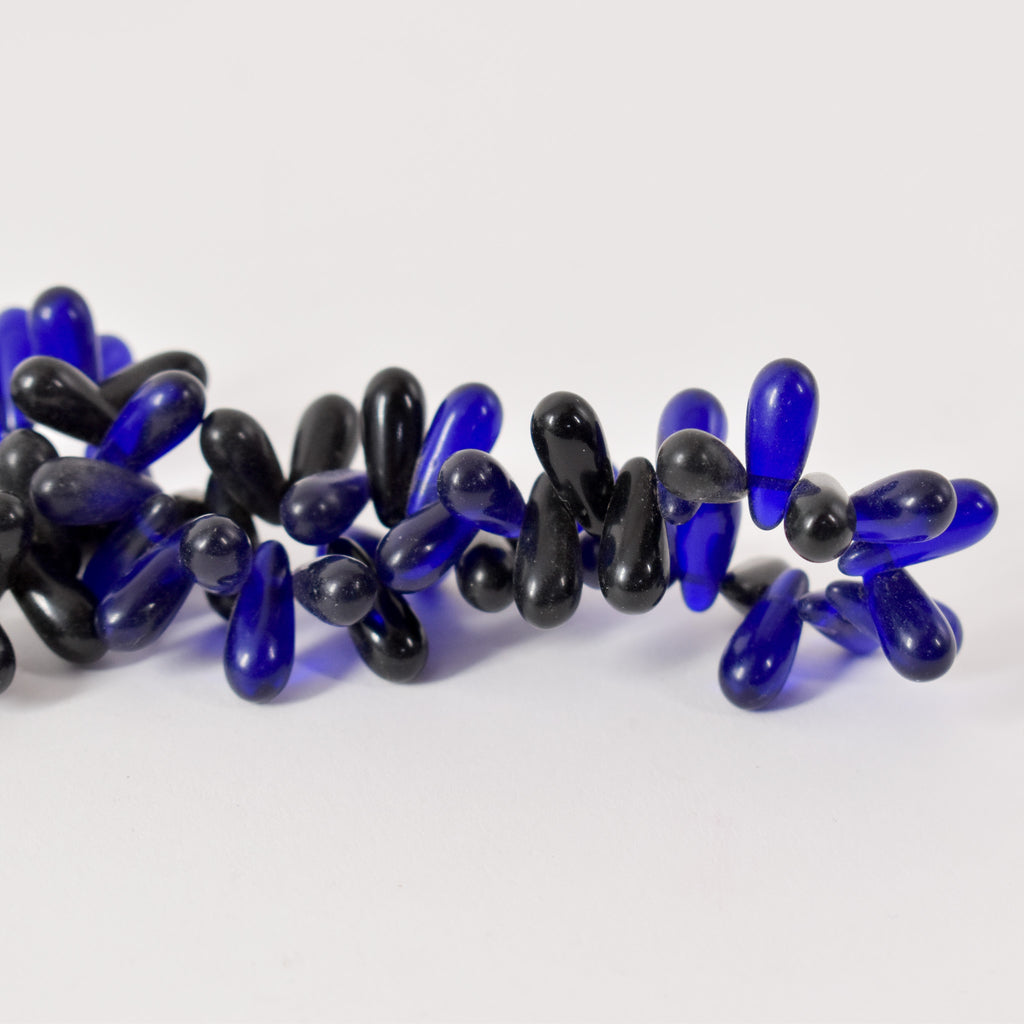 Blue Wedding Trade Beads Czech