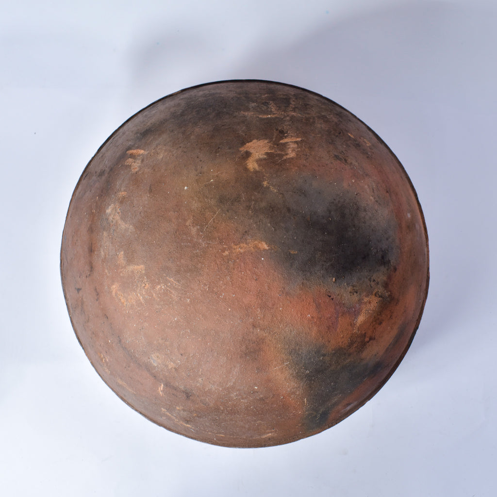 Bobo Clay Pot on Metal Stand Burkina Faso
