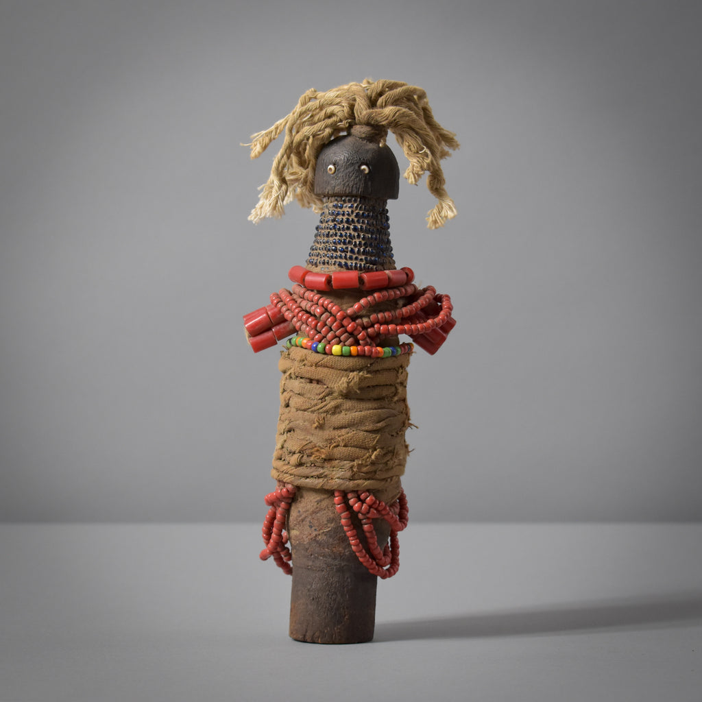 Original Namchi Namji Beaded Fertility Doll Cameroon