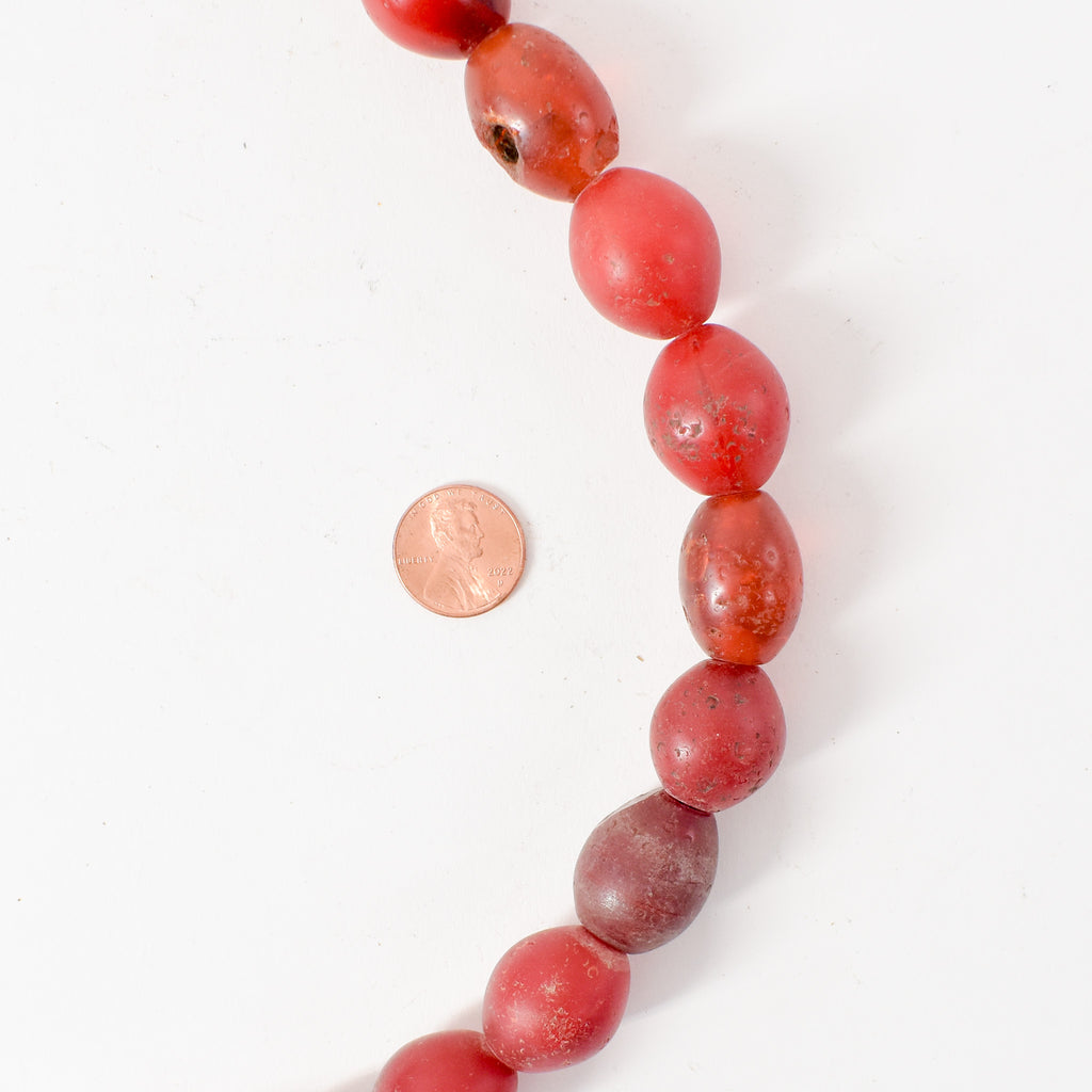 Pigeon Egg Red Trade Beads