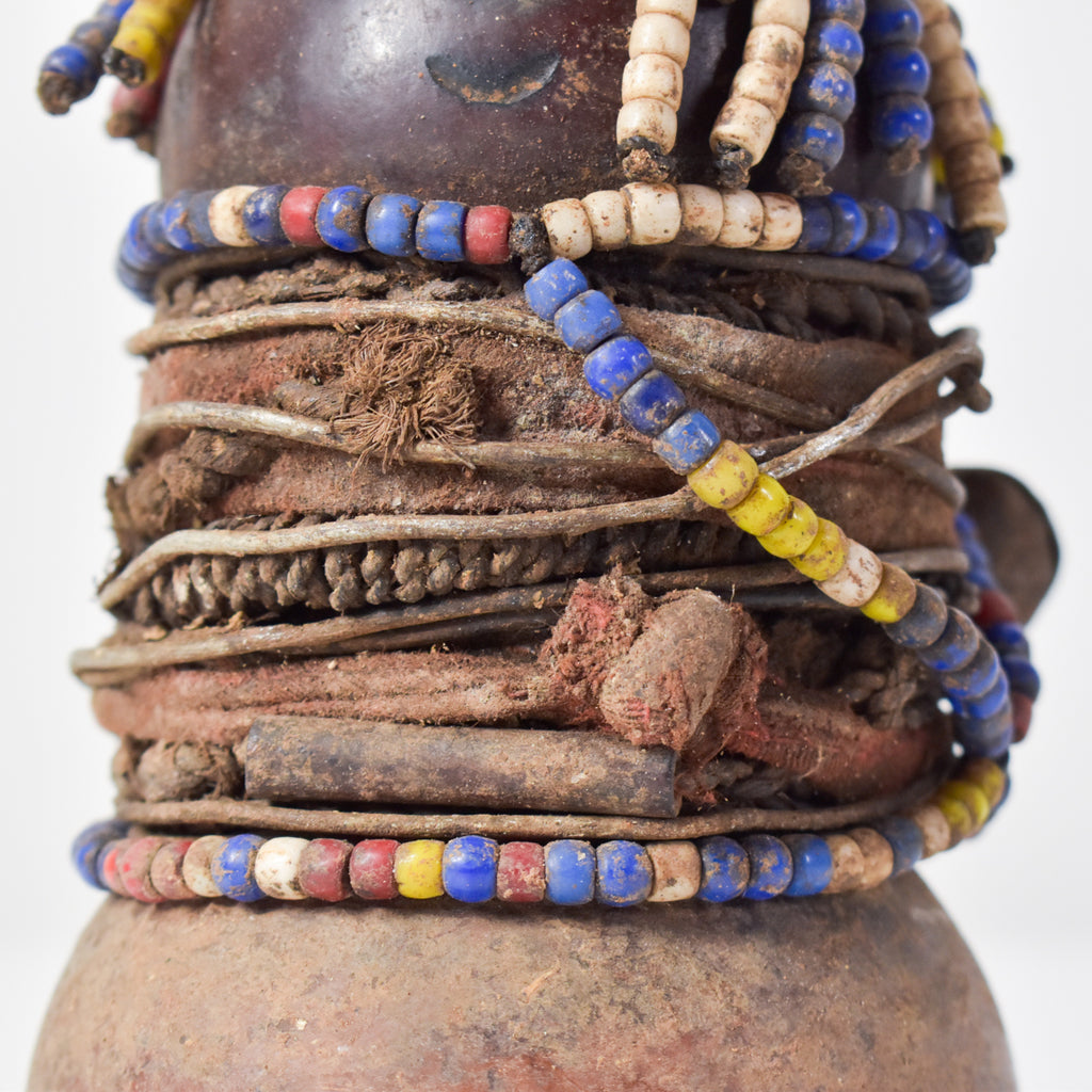 Nyamwezi Beaded Fertility Doll Gourd Tanzania