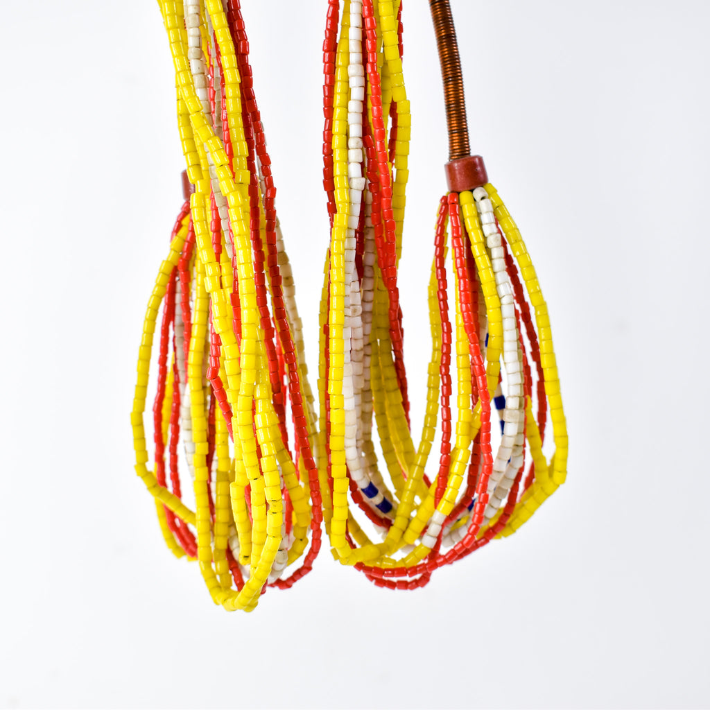 Fulani Beaded Necklace Nigeria 32 Inch