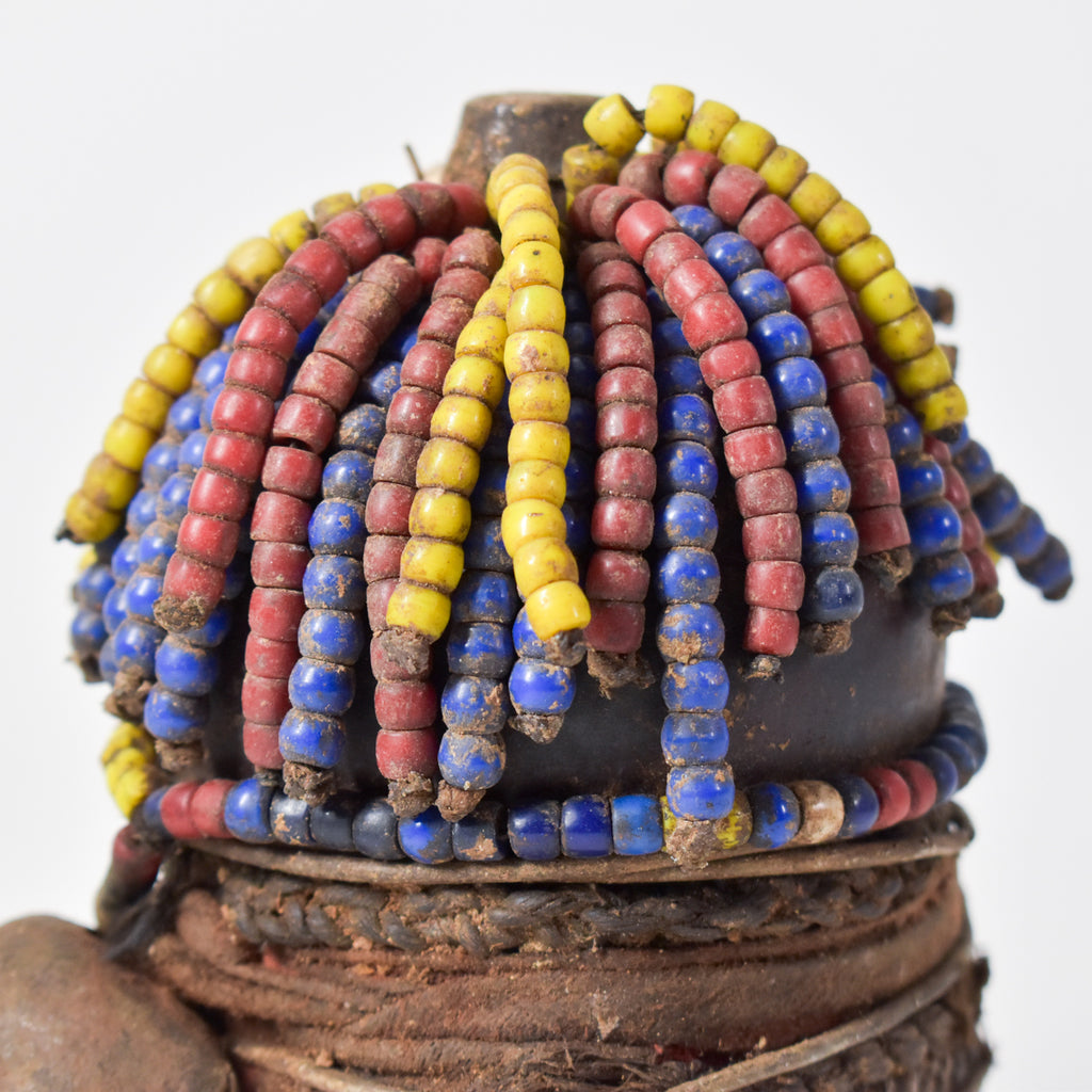 Nyamwezi Beaded Fertility Doll Gourd Tanzania