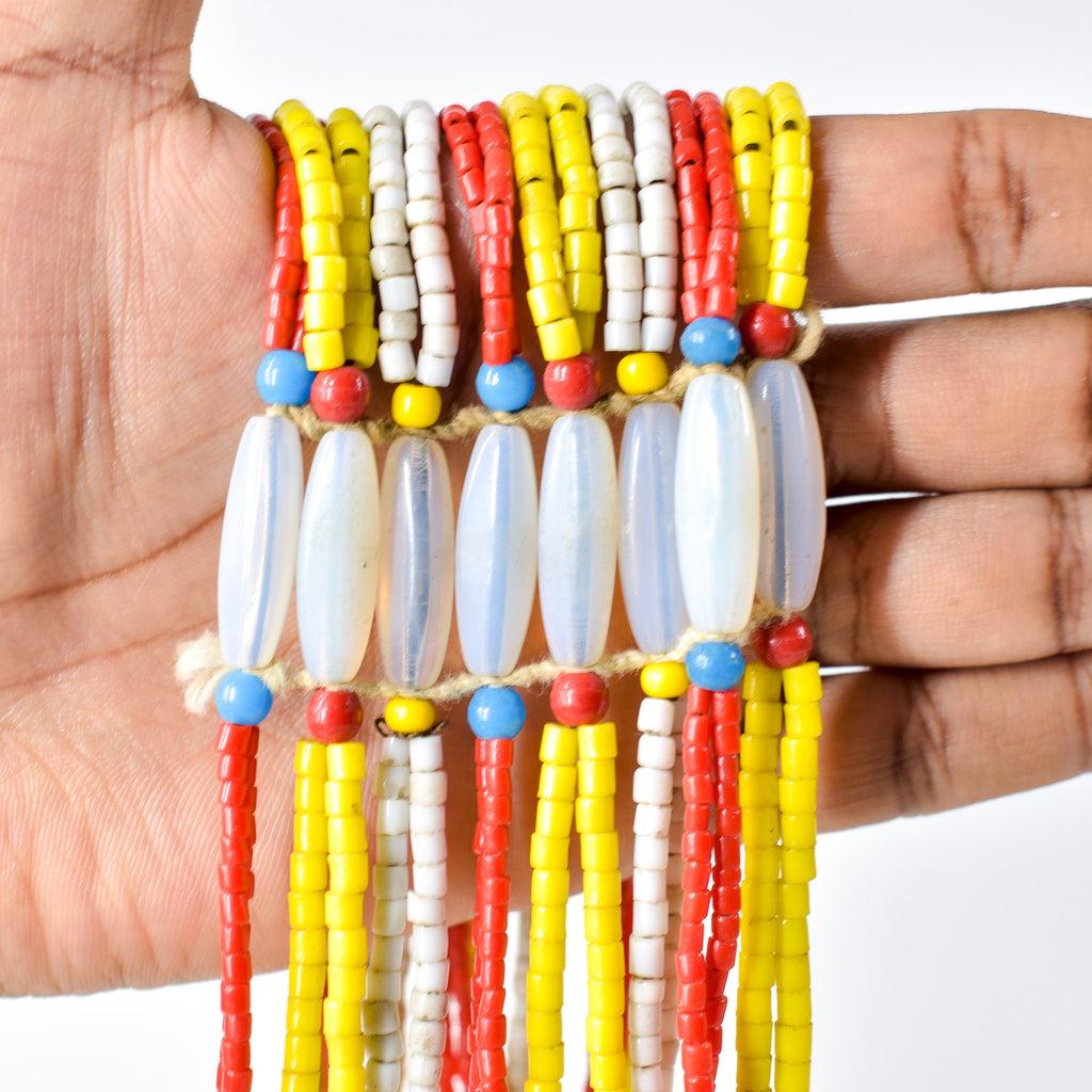 Fulani Beaded Necklace Nigeria 32 Inch