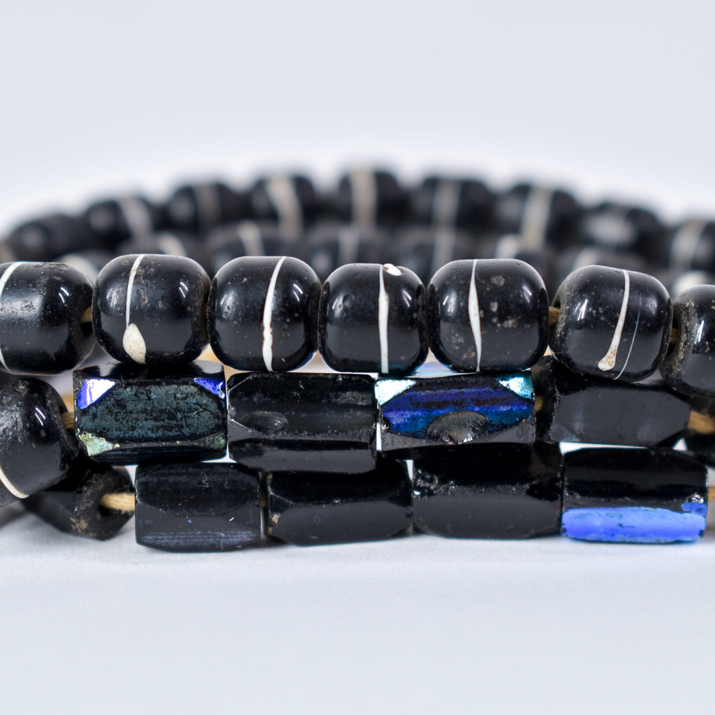 Bohemian Black and White Trade Beads