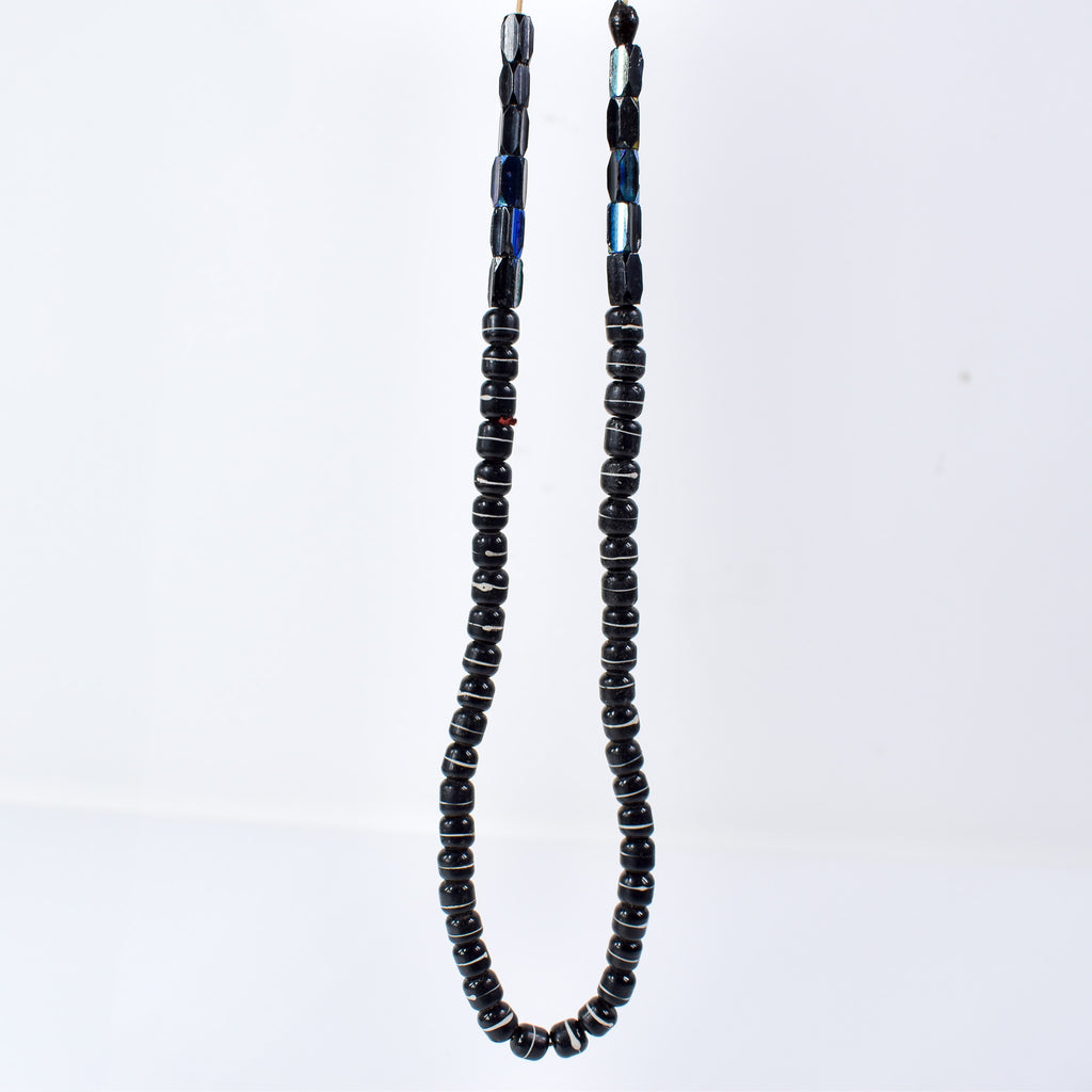 Bohemian Black and White Trade Beads