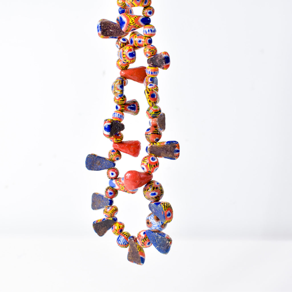 Kiffa Beads Contemporary Using Ancient Techniques Mauritania 34 Inch