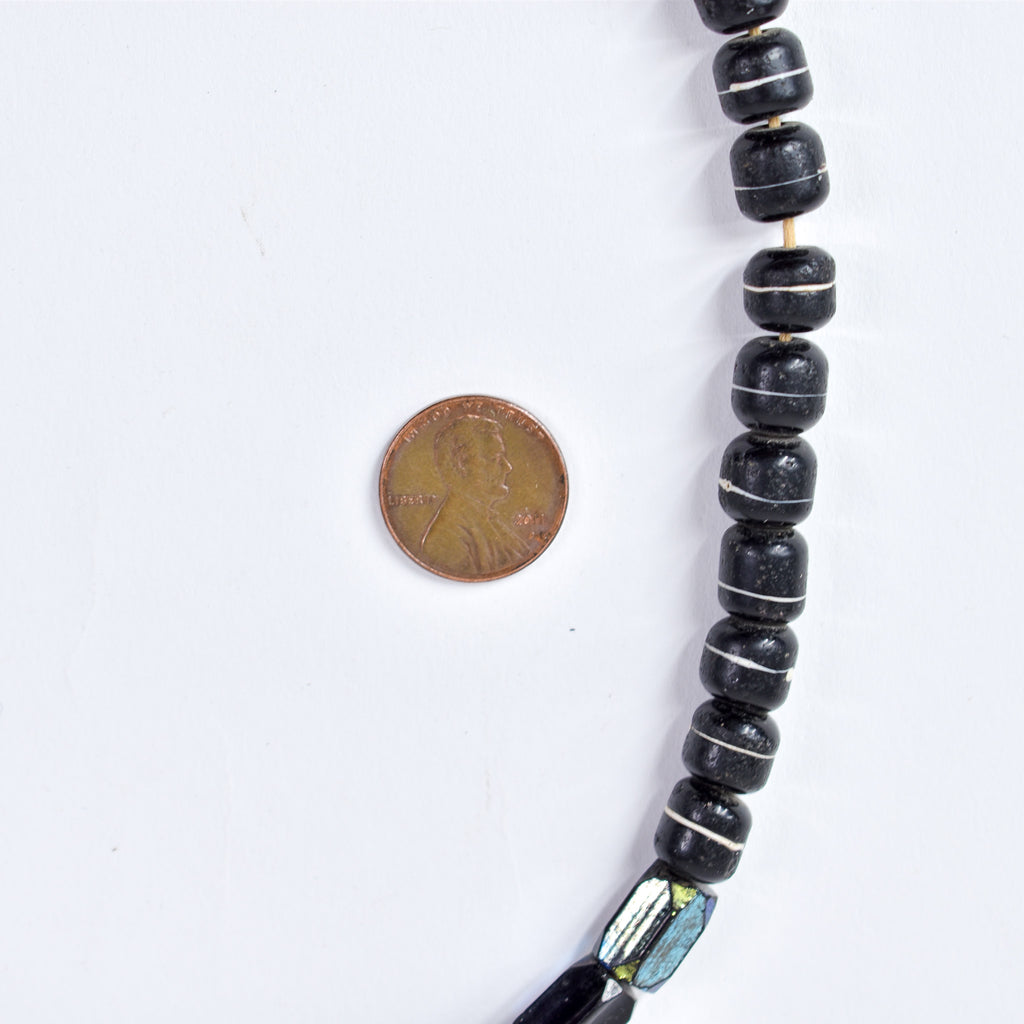 Bohemian Black and White Trade Beads